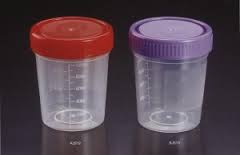 materiales consumibles médicos de la orina de la taza estéril/no estéril de 60 ml para la colección de la muestra