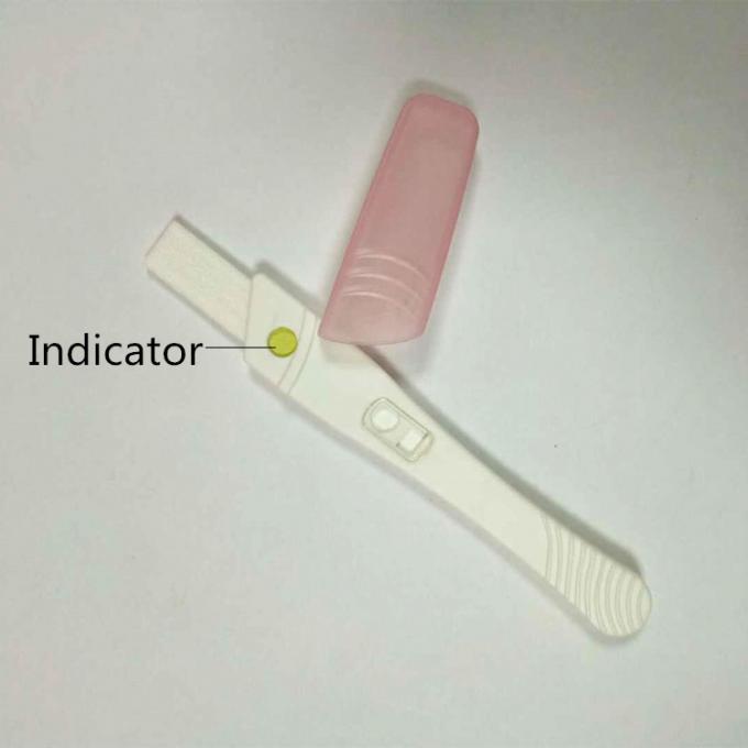Centro de la corriente rápido medio de la prueba del embarazo del atajo 25 Miu/Ml del paquete de la familia (Hcg) con el indicador para el uso en el hogar Fhc-103hi