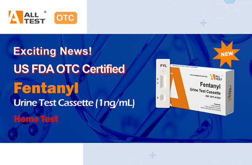 Latest company news about Certificado OTC de la FDA de EE. UU. - Prueba rápida de fentanilo AllTest (1ng/mL)