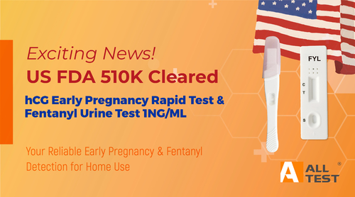 Latest company news about FDA 510 ((k) Aclarado - AllTest: Detección confiable de embarazo temprano y drogas