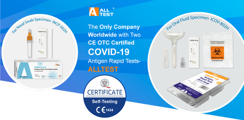 Latest company news about La única compañía en el mundo con dos el CE OTC certificó las pruebas rápidas del antígeno SARS-CoV-2 para la Uno mismo-prueba