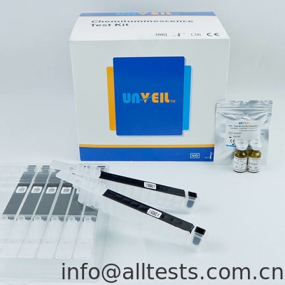Un buen precio. Método doble 0.50-200 MIU/ML del bocadillo del anticuerpo de las enfermedades ováricas del equipo CLIA de la prueba de FSH en línea