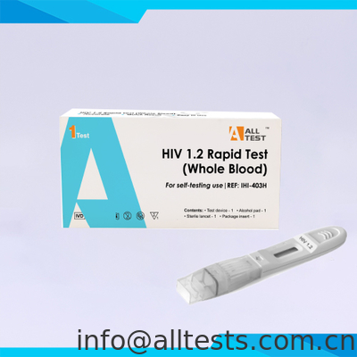 Un buen precio. IHI-403H - Prueba rápida de VIH 1.2 (para autoevaluación): para la detección del VIH en línea