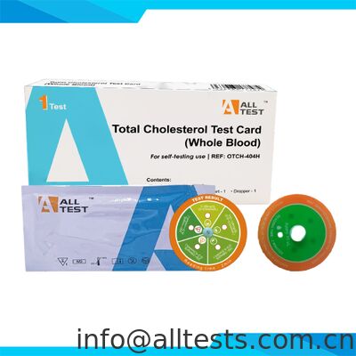 Un buen precio. OTCH-404H -- Tarjeta de prueba de colesterol total de alta precisión (sangre entera) en línea