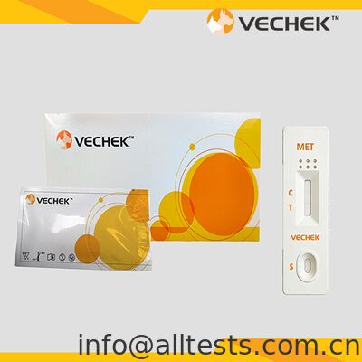 Un buen precio. Prueba rápida MET de orina canina y felina con tiempo de lectura de 5 minutos Alta precisión No se requiere equipo en línea