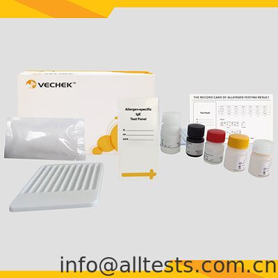 Un buen precio. Kit de prueba rápida de anticuerpos IgE específicos de alérgenos felinos Procedimiento conveniente Alta precisión para inmunotransferencia en línea