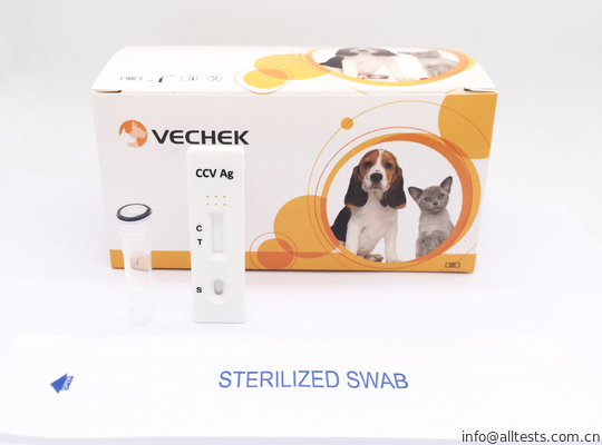 Good price Equipos rápidos de la prueba del antígeno canino de Coronavirus (Ccv) basados en el formato del bocadillo fácil y conveniente en línea