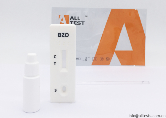 Good price OEM ISO13485/CE del casete del paso del equipo uno de la prueba de la tenencia ilícita de drogas de Oxazepam BZO en la sangre entera /Serum/Plasma en línea