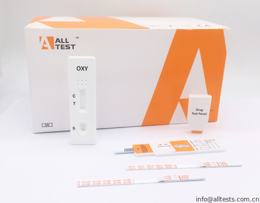 Good price Equipo de la prueba de la tenencia ilícita del casete/de la varilla graduada/del panel de drogas de Oxycodone de la orina de la exactitud del 98% con el CE/ISO13485 en línea