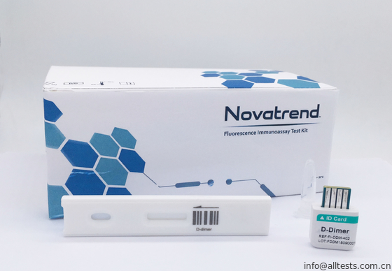 Un buen precio. Uso de la prueba de diagnóstico del D-dimero por el analizador del immunoensayo de la fluorescencia de Novatrend en la sangre entera humana /serum /plasma en línea