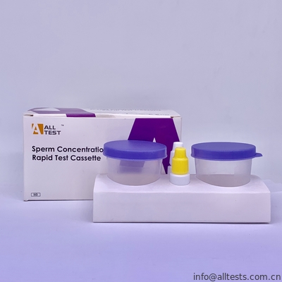 Good price Equipos de prueba calificados de la prueba de la concentración de la esperma de la certificación de OTC del hogar rápido del casete en línea