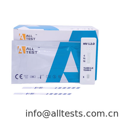 Un buen precio. Casete rápido conveniente de la prueba del VIH 1.2.O de AllTest en línea