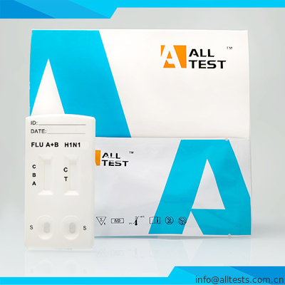 Good price Casete rápido combinado de la prueba A/B y H1N1 de la gripe de Convemient (la esponja/nasales aspira) con el certificado del CE en línea