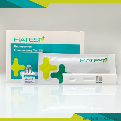 Good price D2+D3 método del immunoensayo de la fluorescencia del suero/del plasma del casete de la prueba de la vitamina D en línea