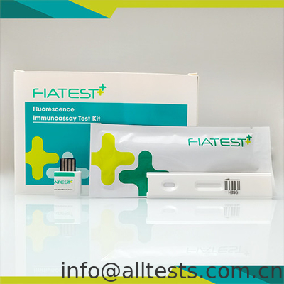 Good price Alto casete de la prueba de HBsAg de la especificidad para el immunoensayo de la fluorescencia de la sangre entera/del suero/del plasma en línea