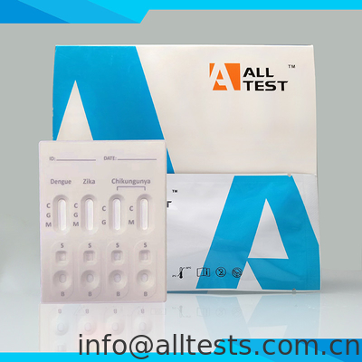 Good price Pruebas rápidas combinadas de dengue/Zika/Chikungunya Pruebas de enfermedades infecciosas con detección de alta sensibilidad en línea