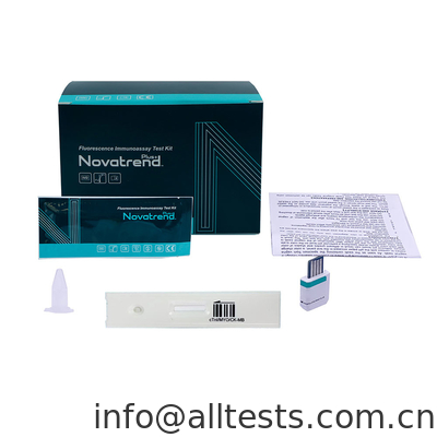 Good price Detección cuantitativa de la mioglobina CK-MB y cTnI en suero de sangre entera o en un casete de prueba de inmunoensayo por fluorescencia plasmática en línea
