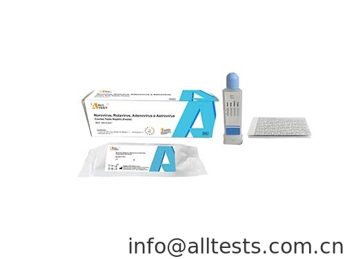 Good price Norovirus Rotavirus Adenovirus y Astrovirus Prueba rápida de muestras fecales humanas Copo de prueba rápida de enfermedades infecciosas en línea