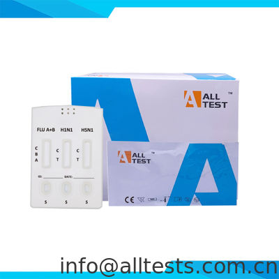 Un buen precio. IINA5-535 -- Prueba rápida combinada de antígenos de la gripe A/B+H1N1+H5N1 ((Swab)) en línea
