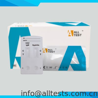 Un buen precio. IHAS-425 -- Prueba rápida combinada de HAV IgM y sífilis (sangre entera/suero/plasma) en línea