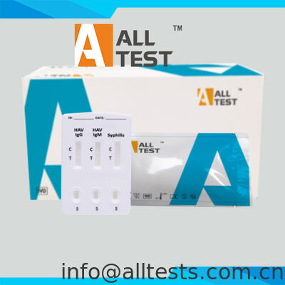 Un buen precio. Prueba rápida combinada de HAV IgG/IgM y sífilis (sangre entera/suero/plasma) en línea