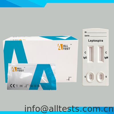 Un buen precio. Leptospira IgG/IgM Combo Rapid Test con tiempo de lectura de 15 minutos Certificado CE para muestras de sangre entera/suero/plasma en línea