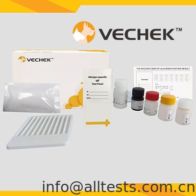 Un buen precio. Kit de prueba rápida de anticuerpos IgE específicos contra alérgenos caninos, tiempo de lectura de 36 minutos, para detección cualitativa en paquete de 10T en línea