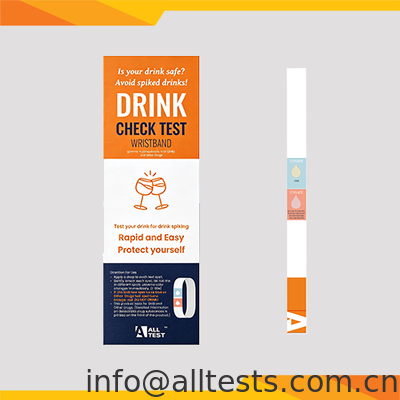 Un buen precio. Pulsera de prueba de verificación de bebidas con tiempo de lectura de 1 segundo detecta 18 análogos mediante muestreo de una gota en línea