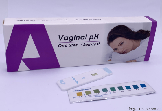 Good price Alta esponja vaginal rápida de las tiras de prueba de la sensibilidad pH ninguna reactividad cruzada para el uso en el hogar en línea