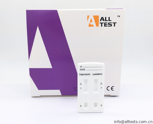 Good price Calprotectin y CE rápido del casete de la prueba del flujo lateral del peine de la lactoferrina certificado en línea