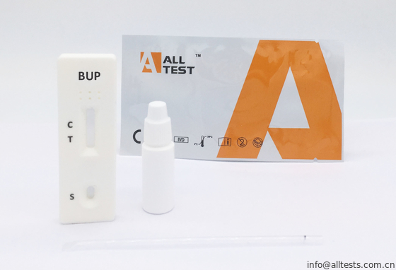 Good price especificidad de prueba rápida de  el 99% del equipo de la tenencia ilícita de drogas de 5ng/ml BUP en sangre entera/suero/plasma en línea
