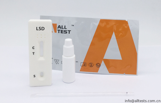Good price Immunoensayo cromatográfico de drogas de Diethylamide de ácido lisérgico de la tenencia ilícita del equipo rápido de la prueba en la sangre entera /Serum/Plasma en línea