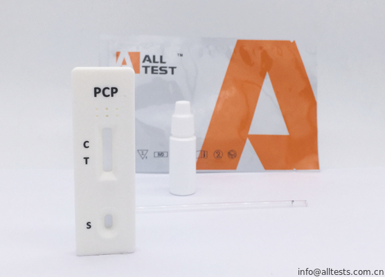Good price Ningún OEM de la diagnosis de /serum /plasma Phencyclidine de la sangre entera del equipo de la prueba de la tenencia ilícita de drogas de la reactividad cruzada 25ng/ml PCP en línea
