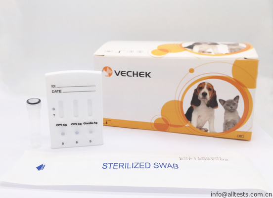 Good price Canino CPV + CCV + casete de diagnóstico rápido rápido combinado del equipo del antígeno de Lamblia del Giardia en línea
