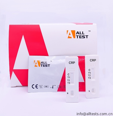 Good price casete rápido de diagnóstico de la prueba de (CrP) de la proteína C-reactiva, equipos rápidos de la prueba del marcador cardiaco de Accuate en línea