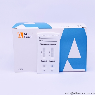 Good price El flujo lateral Immunochromatographic del CE prueba el casete rápido combinado difficile de la prueba de la toxina B de la toxina A+ del clostridium en línea