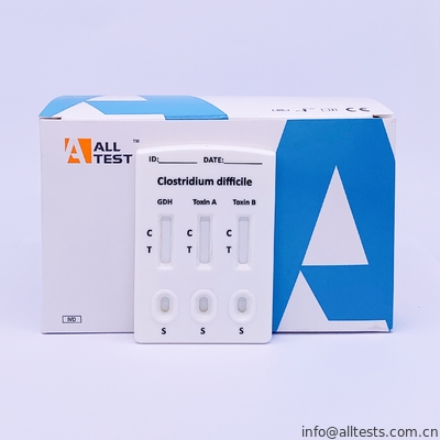 Good price Clostridium difficile GDH + toxina heces rápidas combinadas del casete de la prueba de A + de B en línea