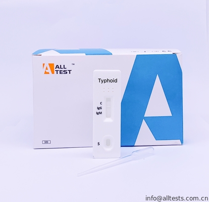 Good price El flujo lateral Immunochromatographic de los equipos rápidos de la prueba prueba el casete rápido tifoideo de la prueba (suero/el plasma) en línea