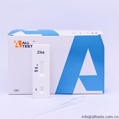Good price Fácil utilizó el casete rápido de la prueba de Zika IgG/IgM en sangre entera/suero/plasma en línea