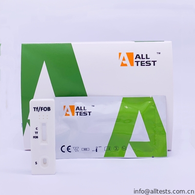 Good price Detección cualitativa humana rápida de la hemoglobina/de la transferrina de la prueba de diagnóstico de la sangre con CE en línea