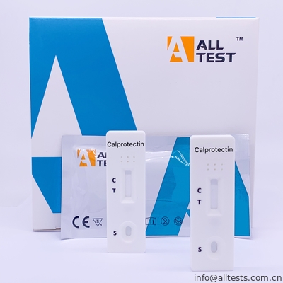 Good price El CE certificó el casete rápido lateral de la prueba de las tiras de prueba de flujo de Calprotectin en heces humanas en línea