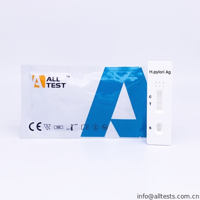 Good price Línea coloreada de los equipos rápidos de la prueba del antígeno de los píloros de las heces H. para el hospital en línea