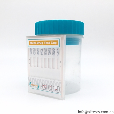 Good price Equipos convenientes de la prueba de la prueba 1-Step de la Multi-droga de la diagnosis de la tenencia ilícita de drogas del CE de la orina rápida de la taza A2 en línea