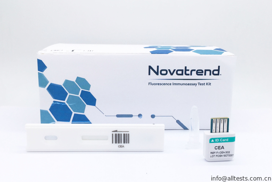 Good price Uso fácil del antígeno de la prueba carcinoembrionaria conveniente de (CEA) por el suero /Plasma del analizador del immunoensayo de la fluorescencia de Novatrend en línea