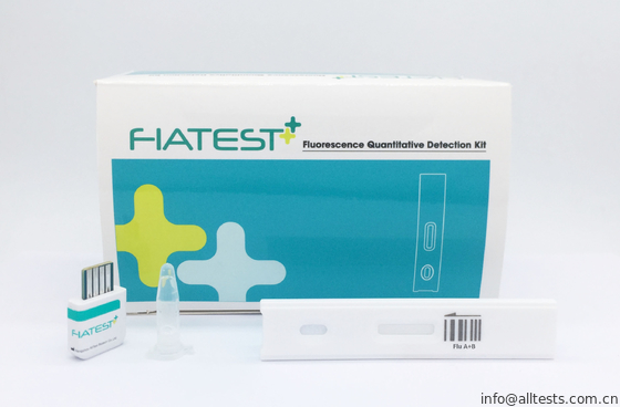 Good price El uso rápido fácil de utilizar de los equipos de prueba de diagnóstico de la gripe A+B por Fiatest VA analizador del immunoensayo de la fluorescencia en esponja humana en línea