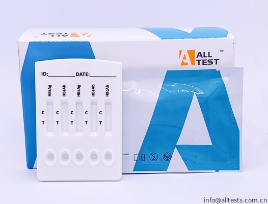 Good price Casete rápido combinado de la prueba de HBV (suero/plasma) con HBsAg, HBsAb, HBeAg, HBeAb, HBcAb en línea