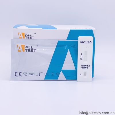 Good price Paso rápido del equipo/casete uno de la prueba del VIH 1.2.O en la sangre /Serum en línea