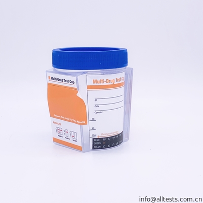 Good price Equipos rápidos del análisis de orina de la taza A5 de la prueba 1-Step de drogas de la tenencia ilícita de la Multi-droga conveniente de la diagnosis en línea