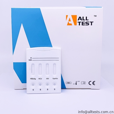Good price El flujo lateral Immunochromatographic prueba el casete rápido combinado de la prueba de la sífilis de HBsAg/HCV/HIV/ en línea