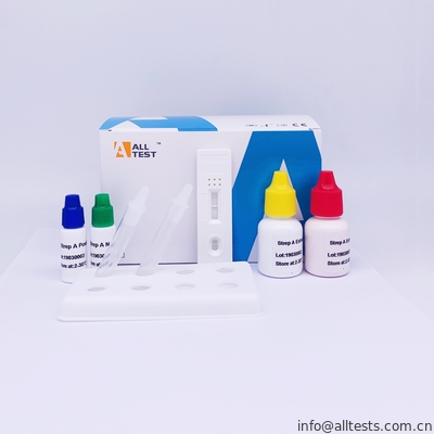 Good price Strep de los especímenes de la esponja de la garganta equipos rápidos de una prueba de los antígenos (línea de control en rojo), prueba de la esponja de la infección de garganta en línea